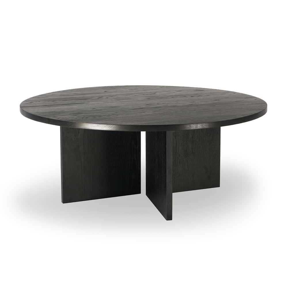 Edge Round Coffee Table - Black