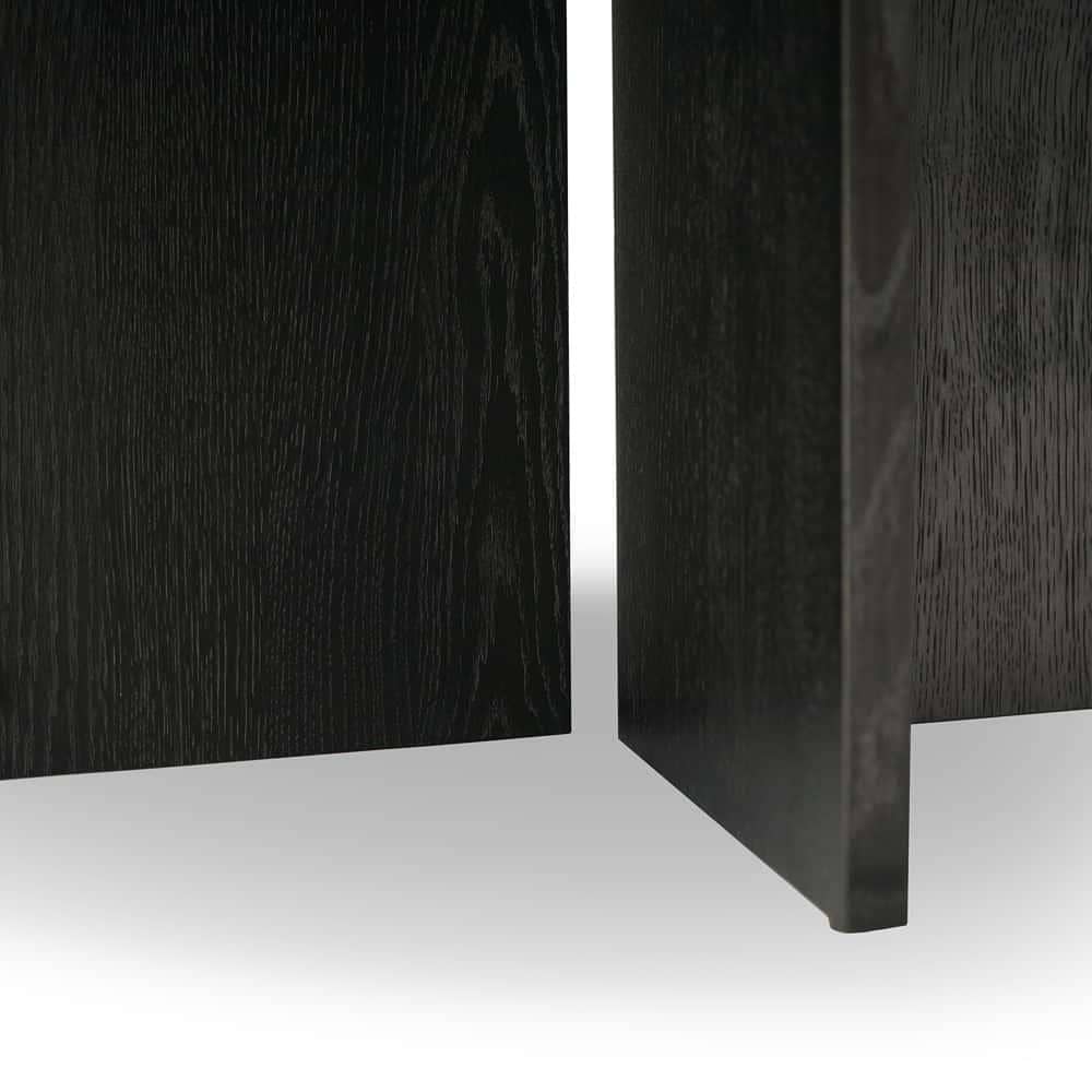 Edge Round Coffee Table - Black