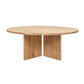 Edge Round Coffee Table - Oak