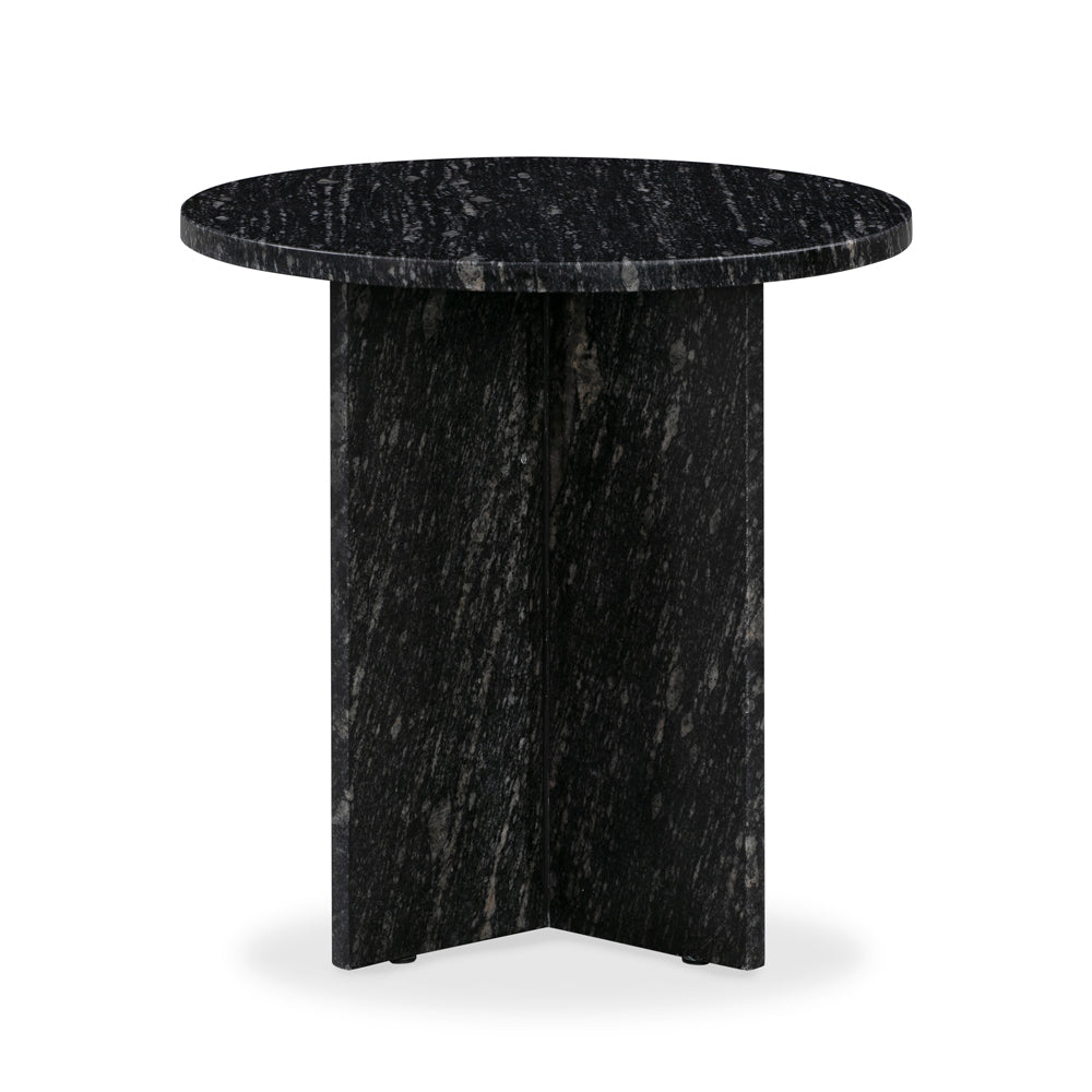 Edge Side Table - Black Forest Granite