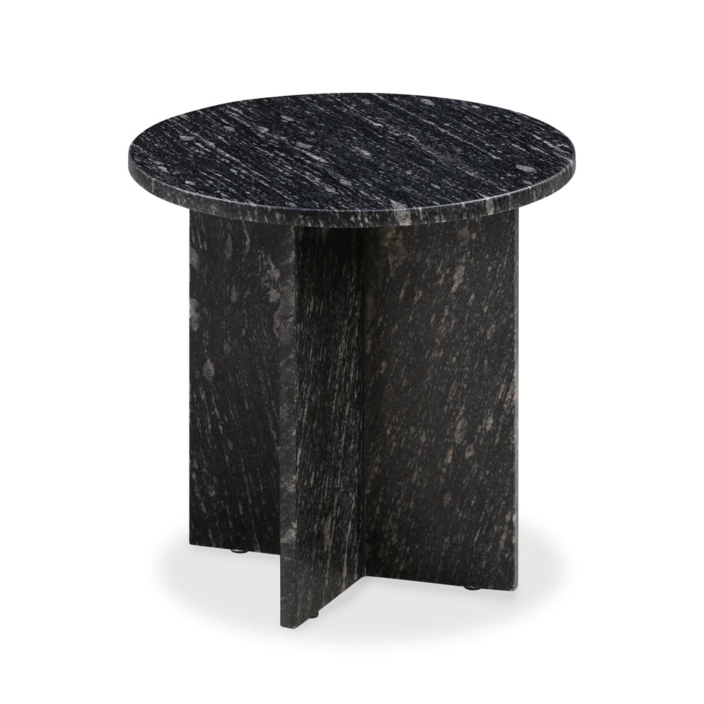 Edge Side Table - Black Forest Granite