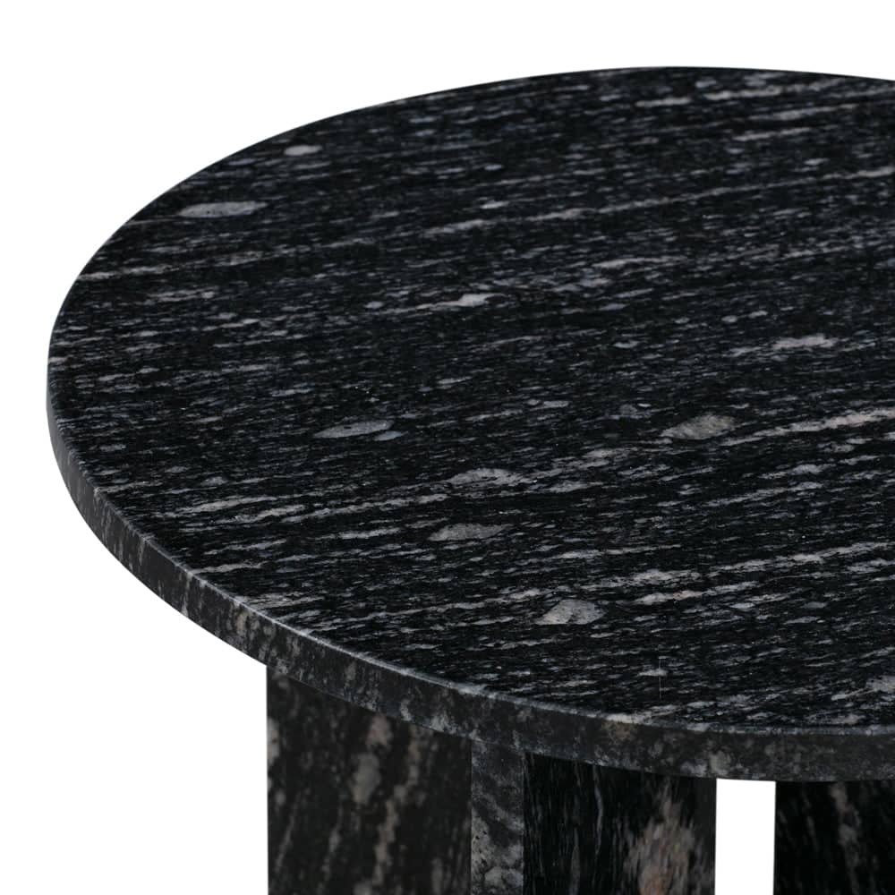 Edge Side Table - Black Forest Granite