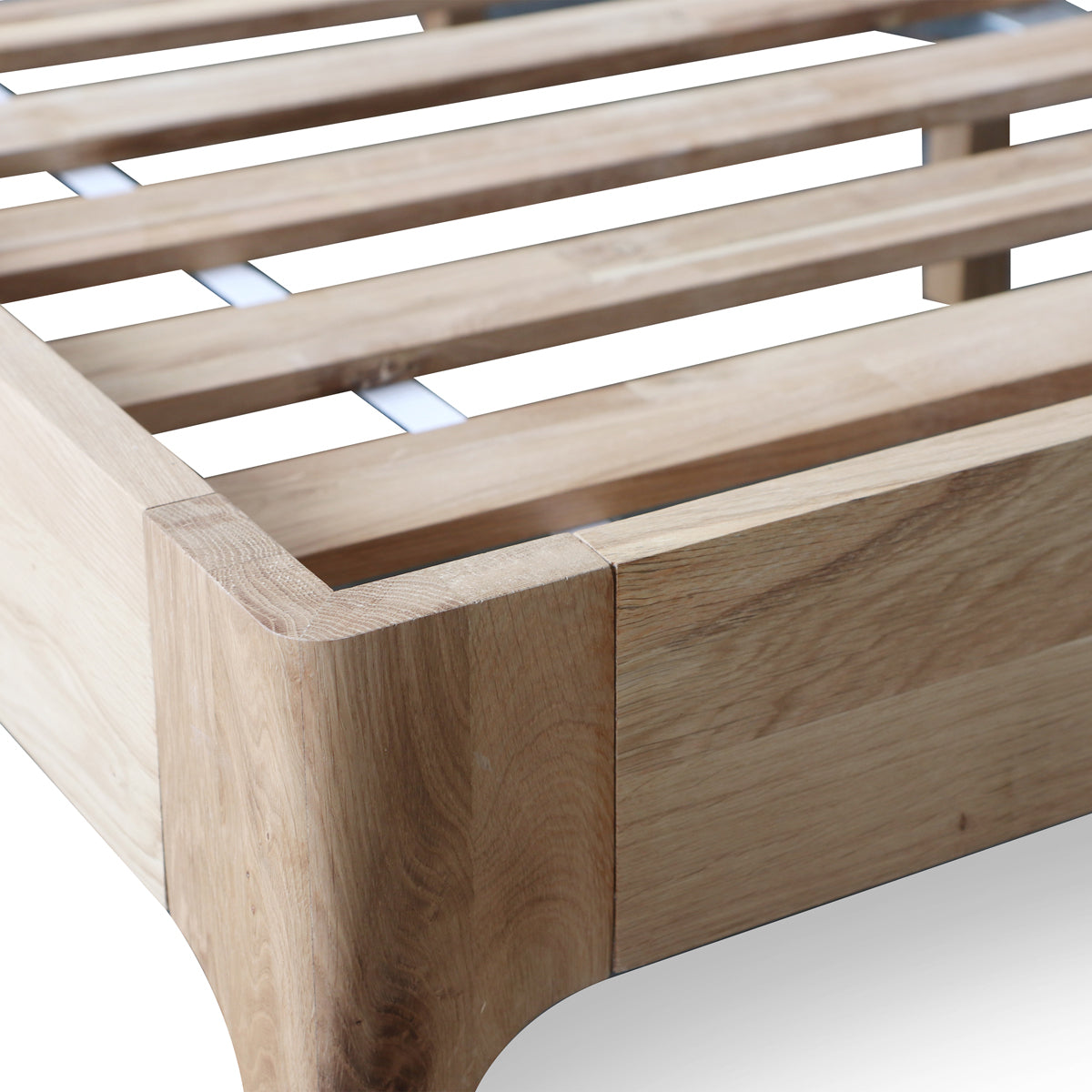 Ambience Queen Bed Base - Oak