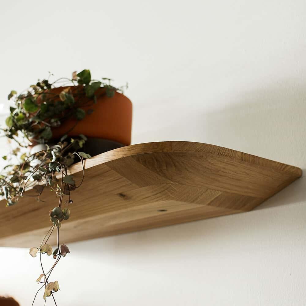 Light Wall Shelf 70cm - Oak