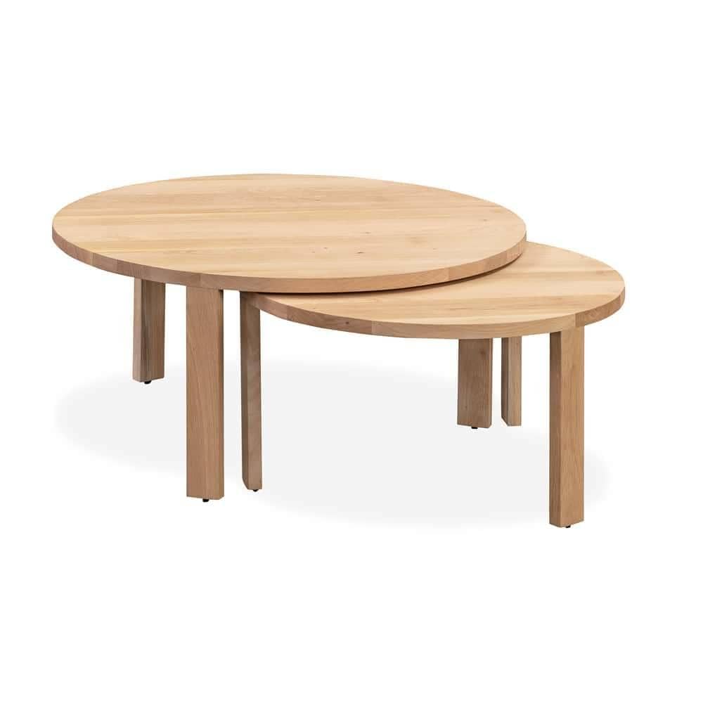 Layer Nesting Coffee Table Small - Oak