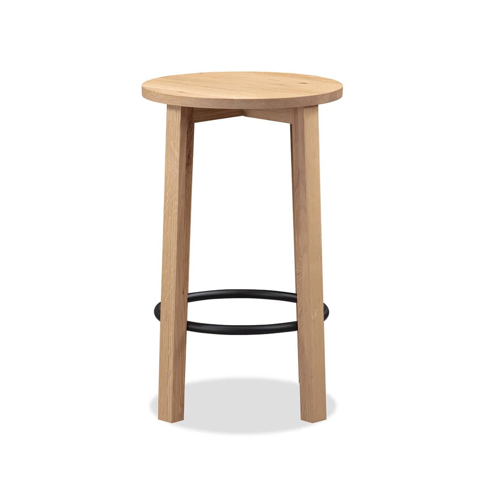 Tangent Bar Stool 65cm - Oak