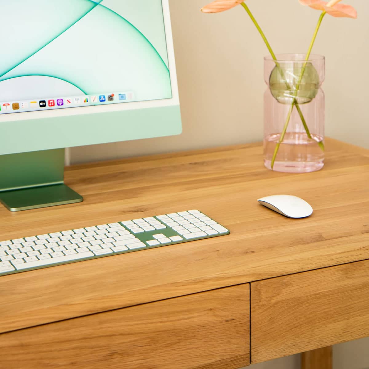 Captivate Office Desk - Oak