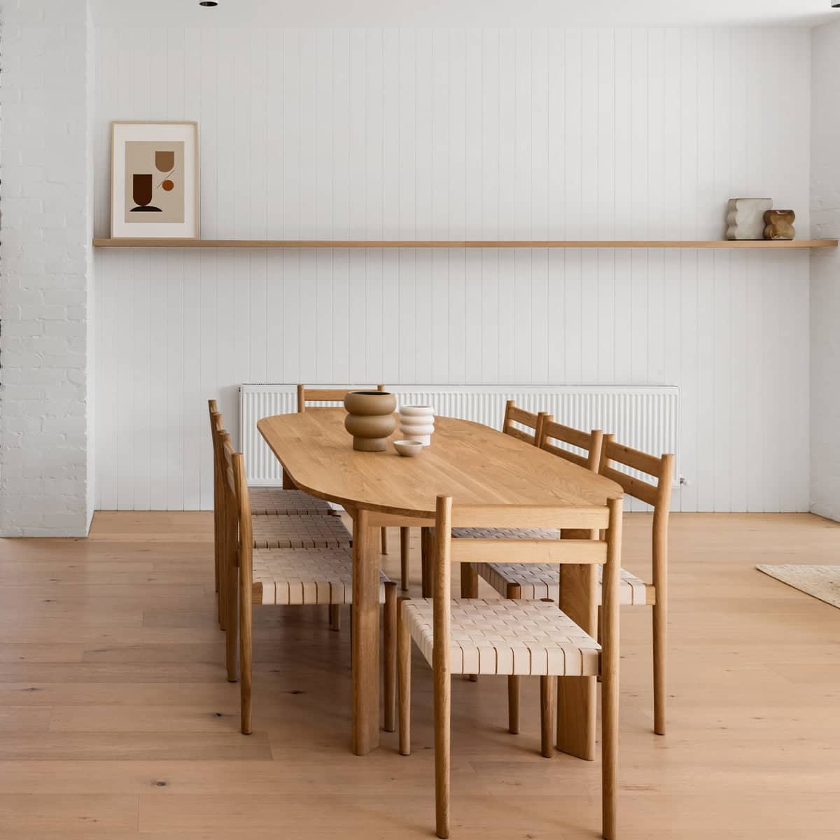 Buy Loop Dining Table 220cm - Oak by RJ Living online - RJ Living