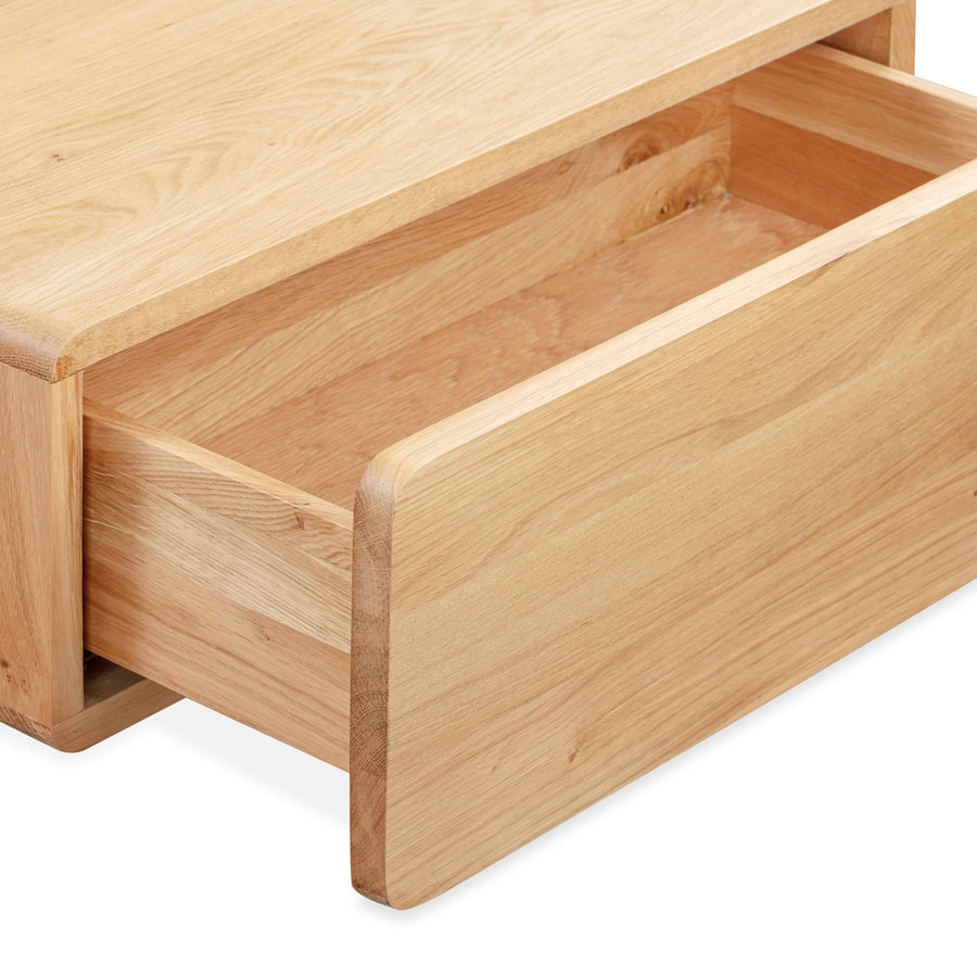 Humble Floating Bedside Table - Oak