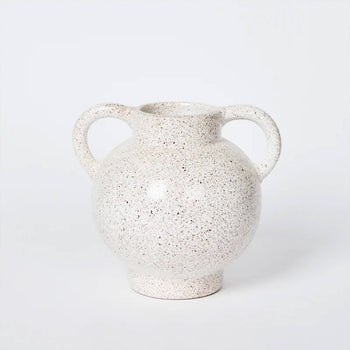 Speckle Chocolate Vase - Small