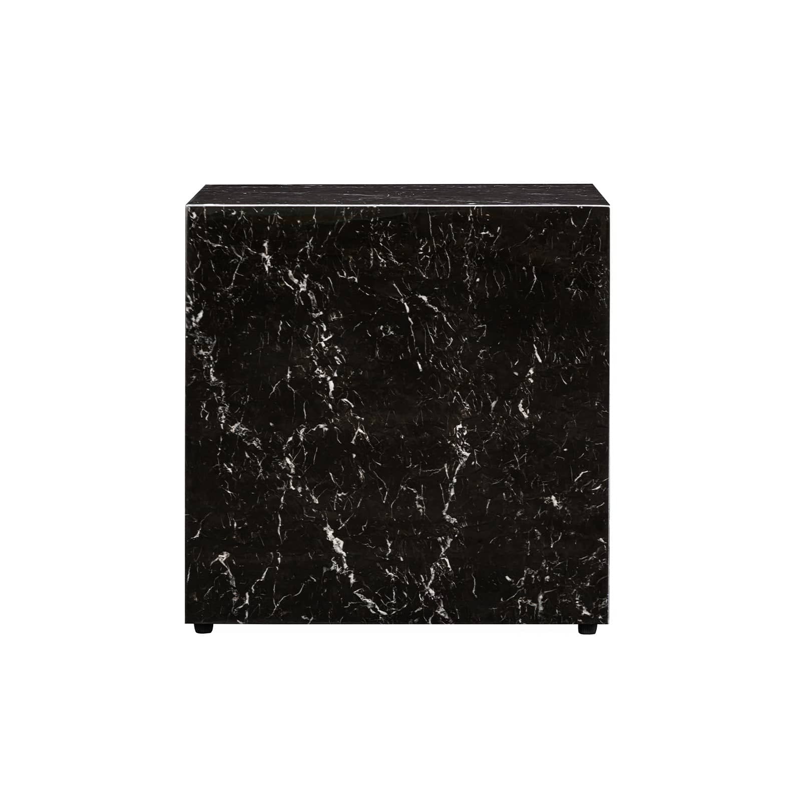 Stage Marble Side Table Low - Black Marble