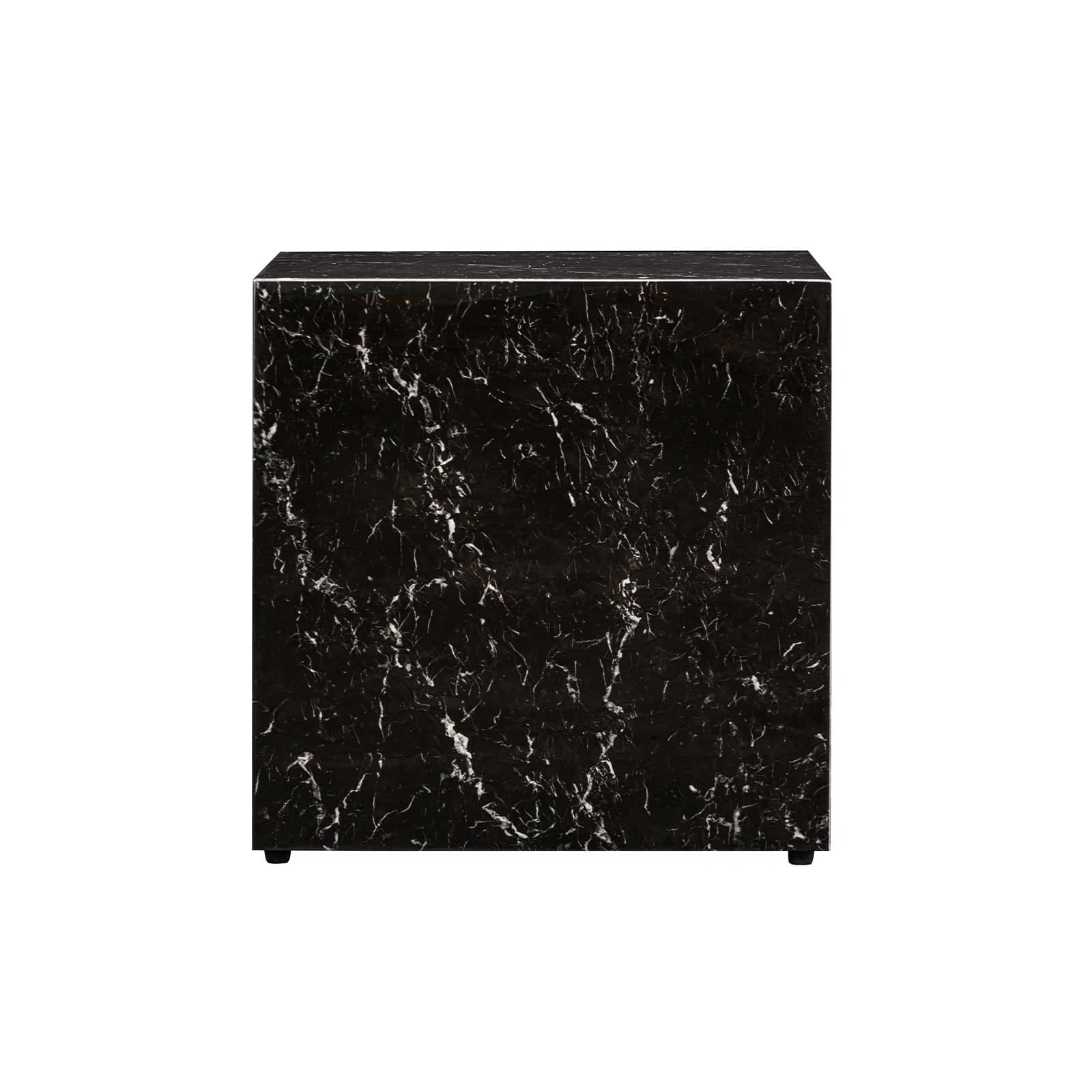 Buy Stage Marble Side Table Low - Black by RJ Living online - RJ Living