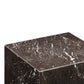 Stage Marble Side Table Low - Black Marble