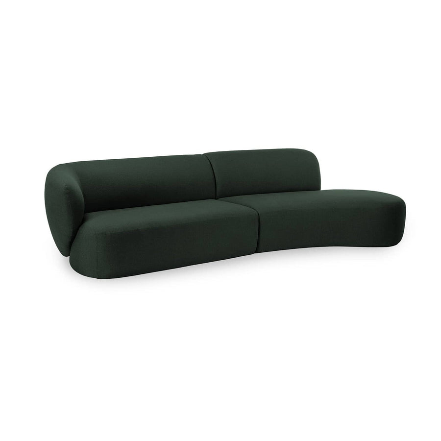Swell Right Hand Chaise Sofa - Novatex Forest