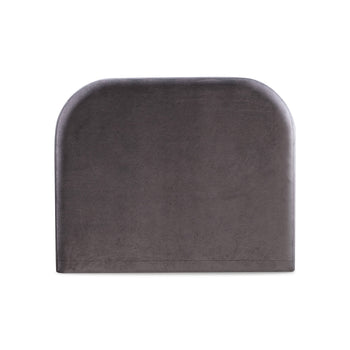 Plush Queen Bed Head - Opal Charcoal