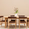Buy Loop Dining Table 220cm - Oak by RJ Living online - RJ Living