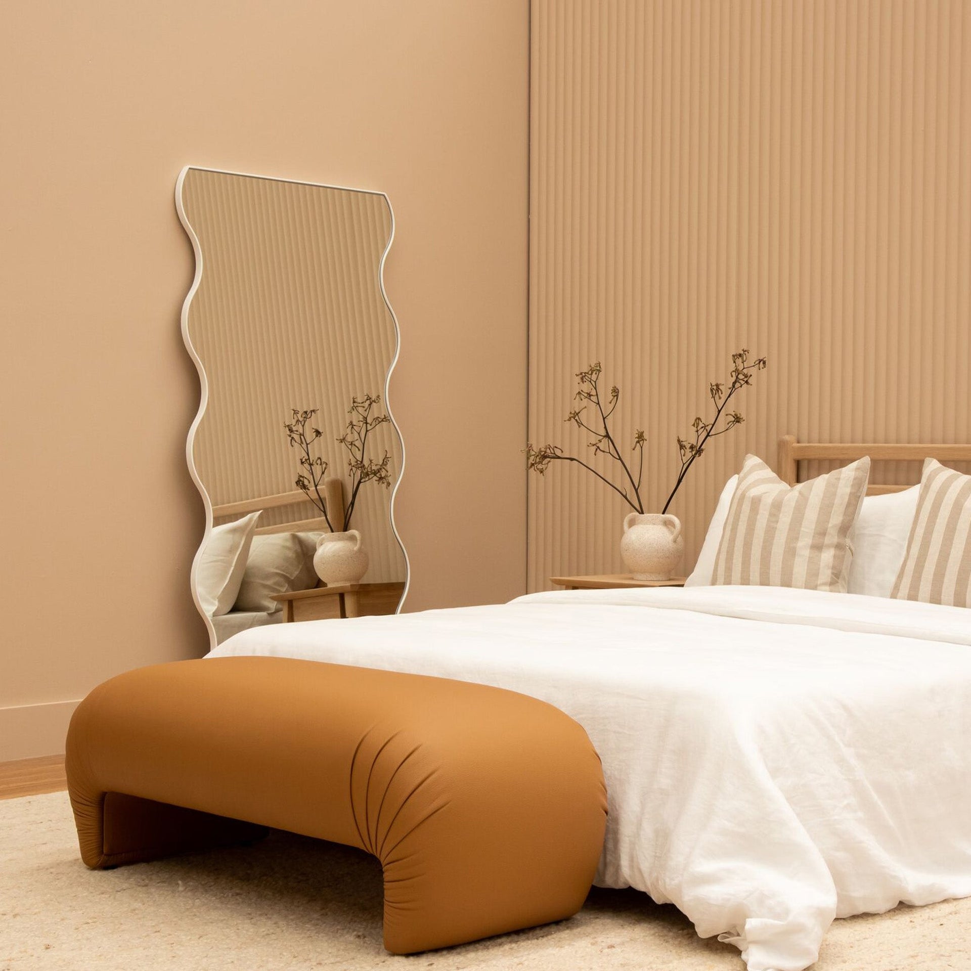 Artemis Leaner Mirror - Bright White