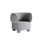 Ding Lounge Chair - Maya Grey Boucle