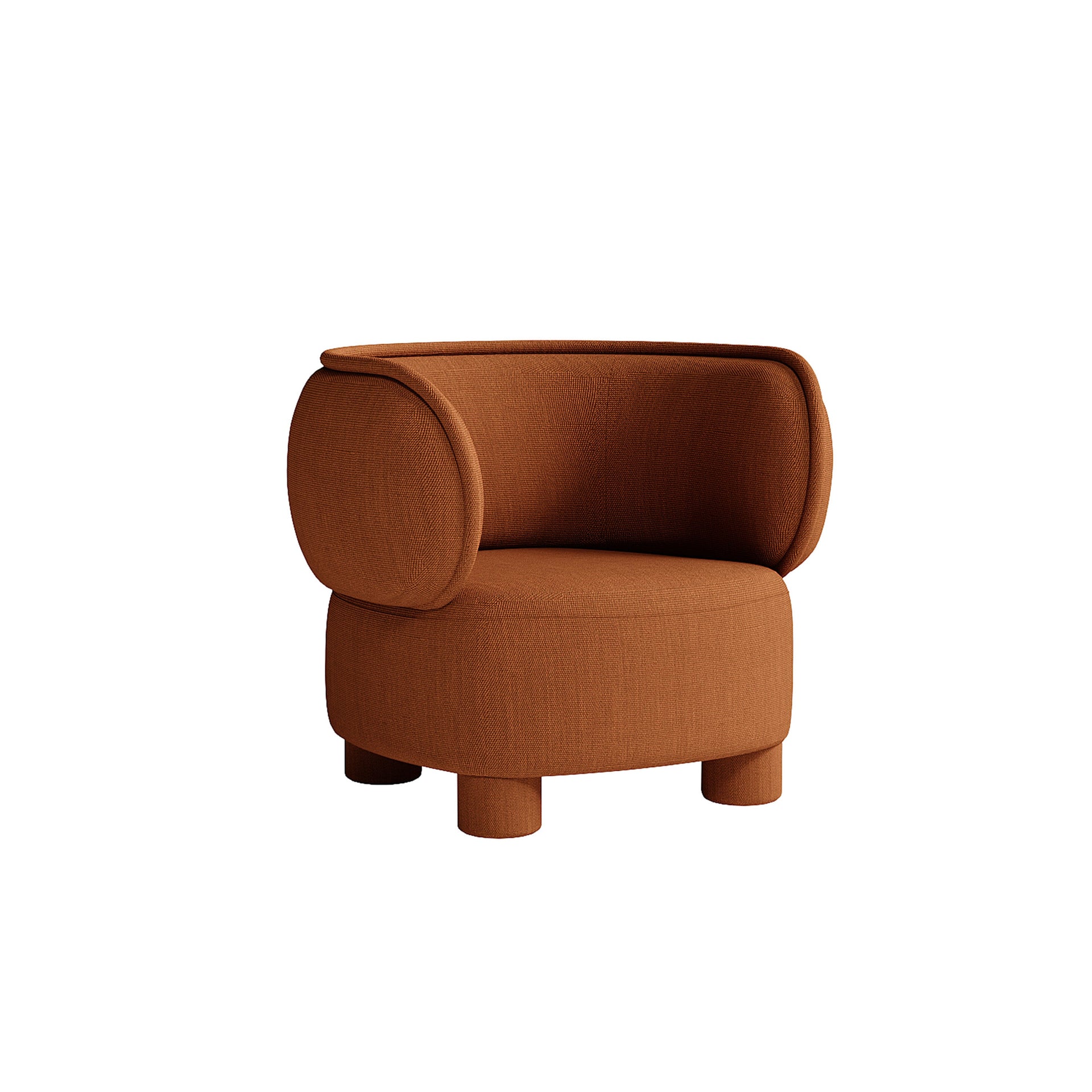 Ding Lounge Chair - NA Terracotta