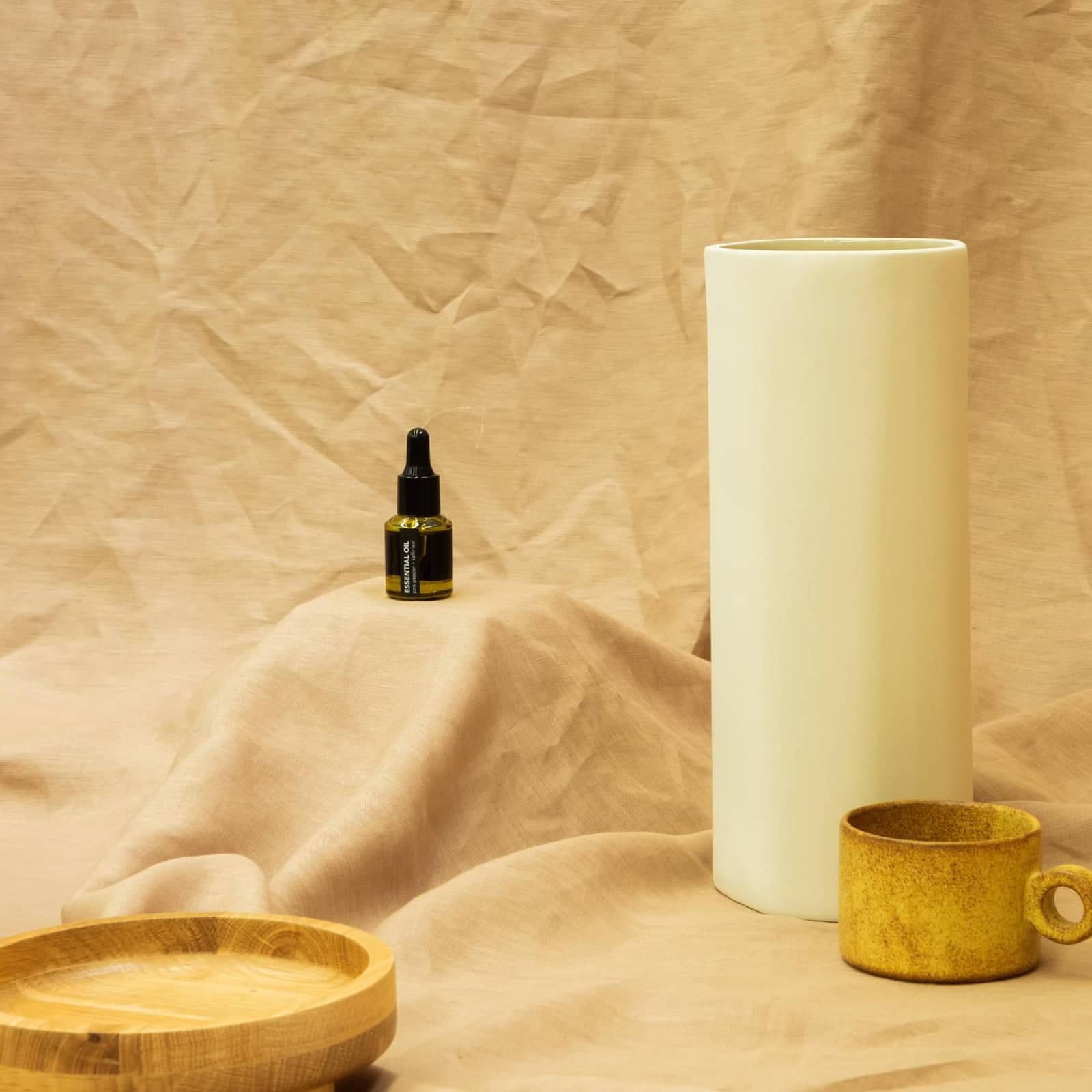 Fossil Vase Large - Bone