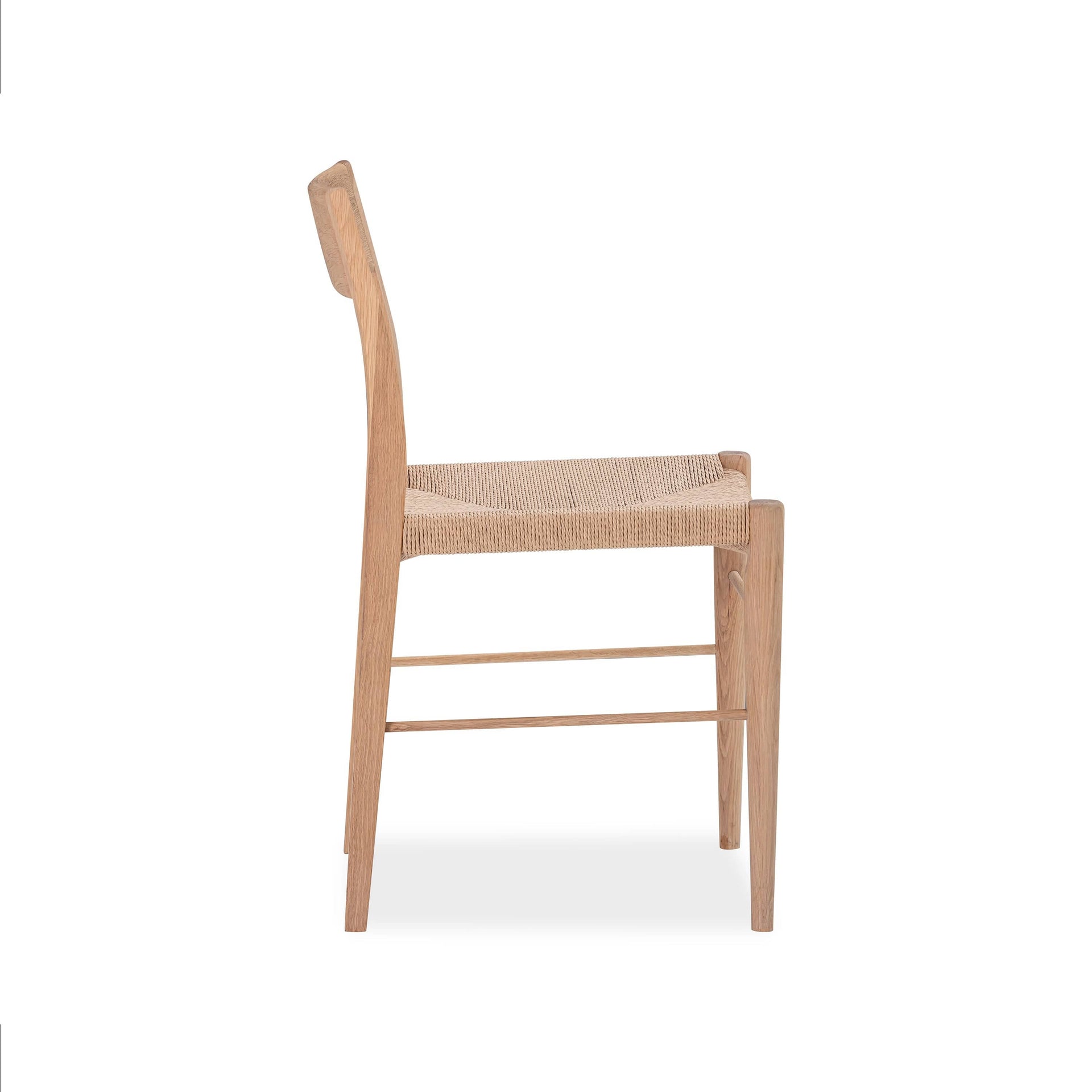Mesh Dining Chair - Oak / Natural