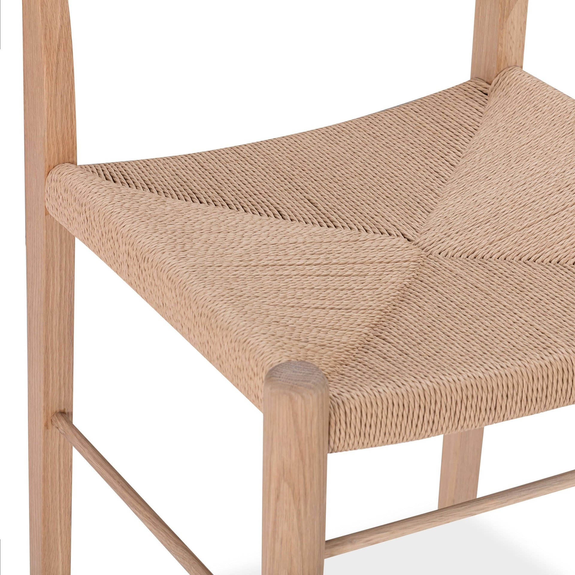 Mesh Dining Chair - Oak / Natural