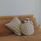 Stripe Square Cushion - Fawn