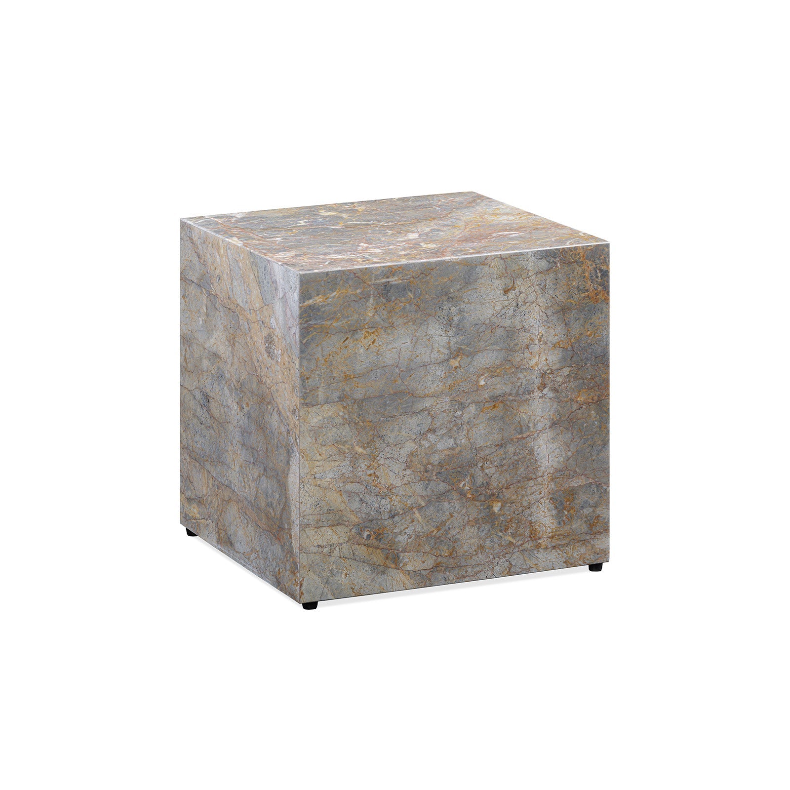 Stage Marble Side Table Low - Earth Marble