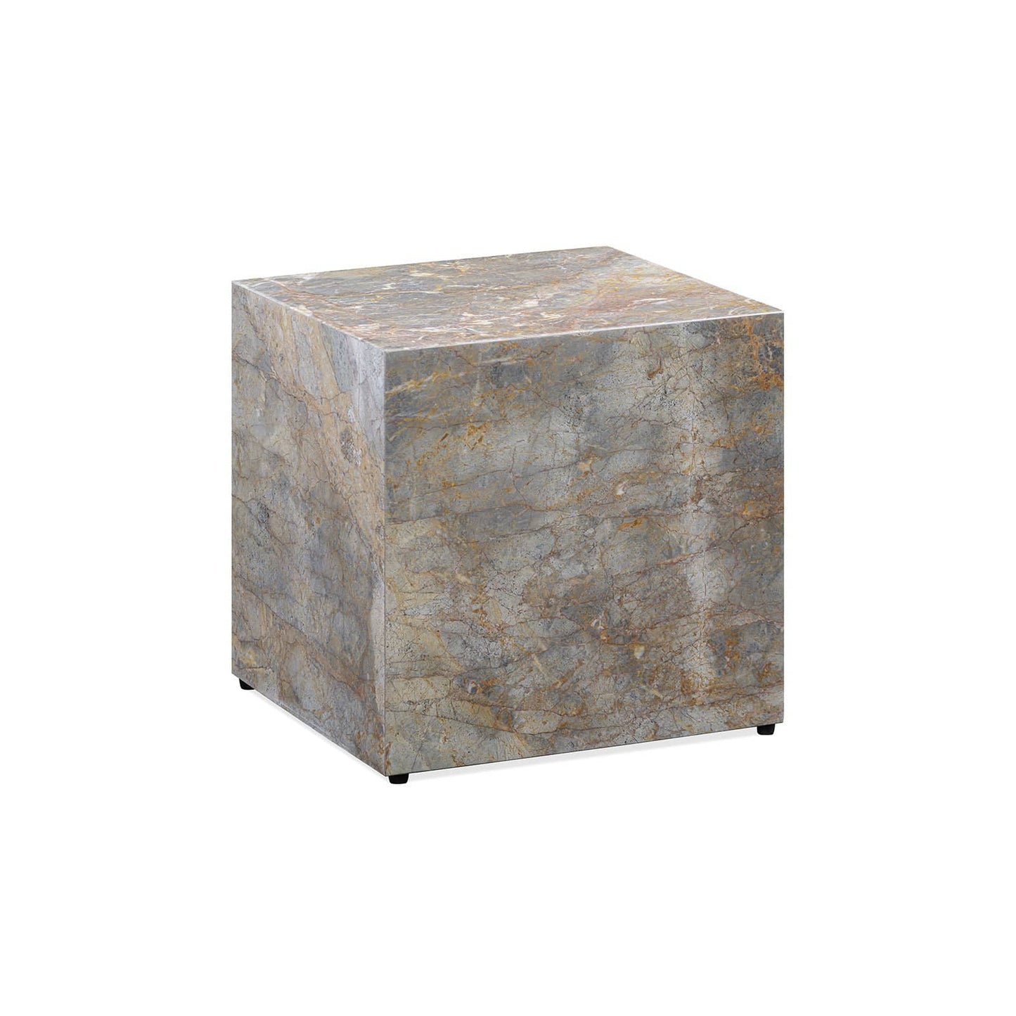 Stage Marble Side Table Low - Earth Marble